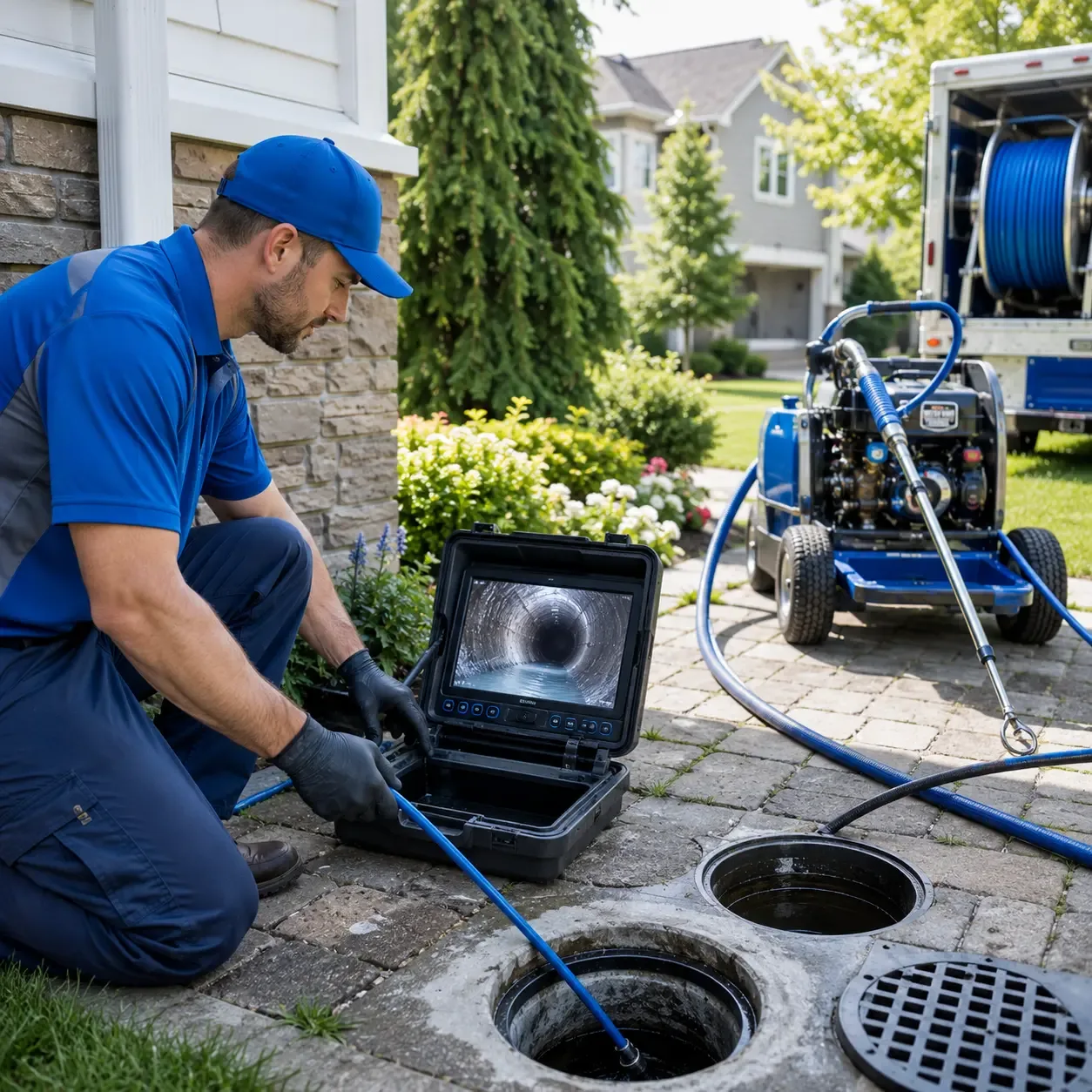 Outdoor drain cleaning professionals serving Brentwood, NY